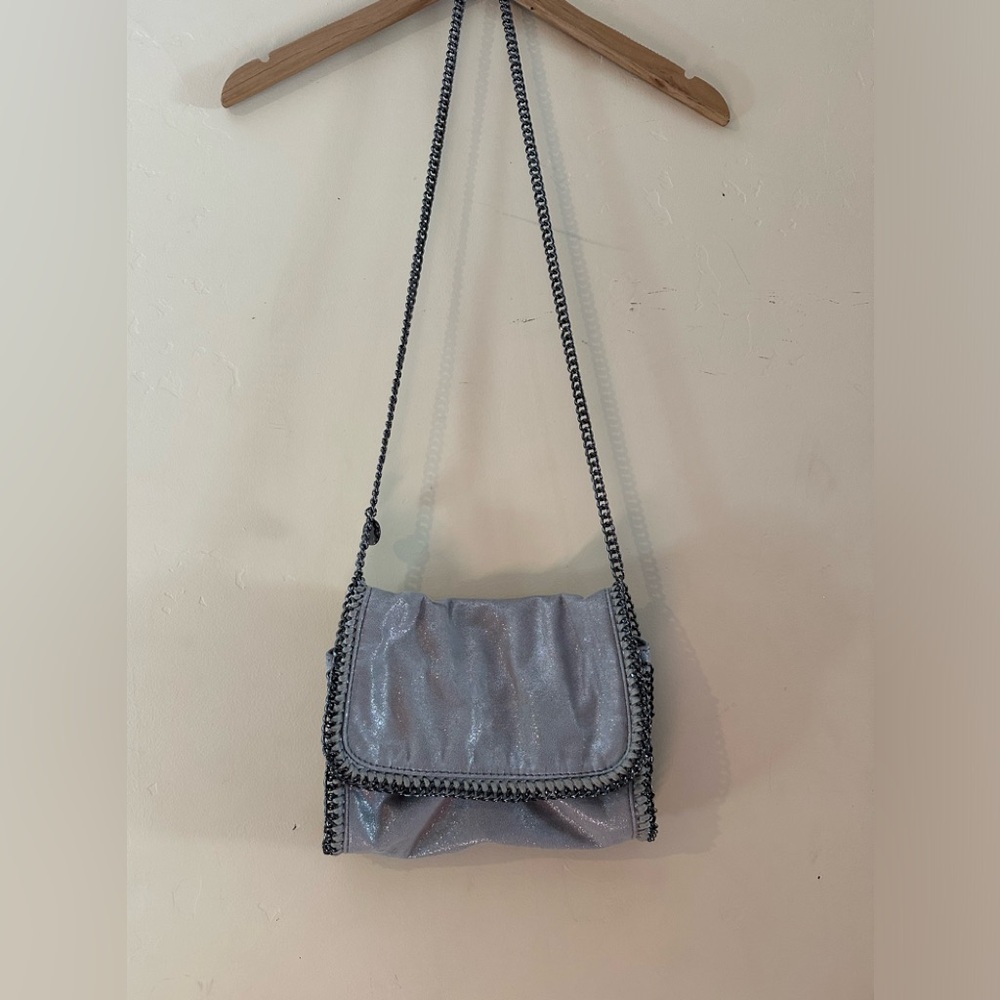Stella McCartney Fallabella Vegan Suede chain bag